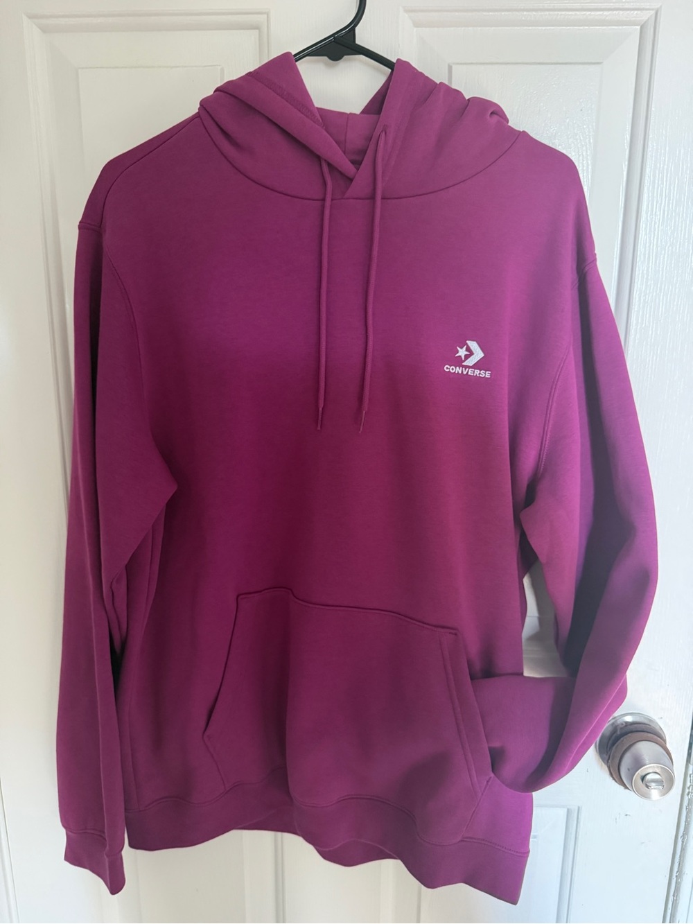 Converse Unisex Plum Hooded Sweatshirt/Hoodie